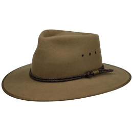 Beige Felt Traveller Countryman Hat - Statesman