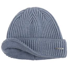 Parkman Sky Blue Wool Knit Beanie - Stetson