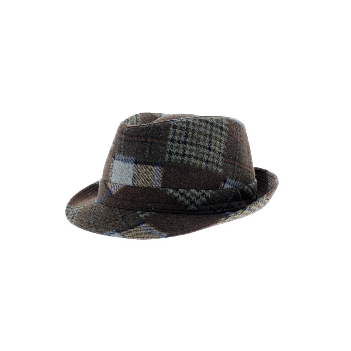 chapeau trilby patchwork