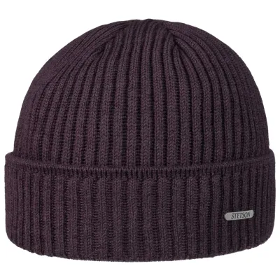 Parkman Plum Knit Beanie - Stetson Reference: 20751 | Traclet Hat Shop