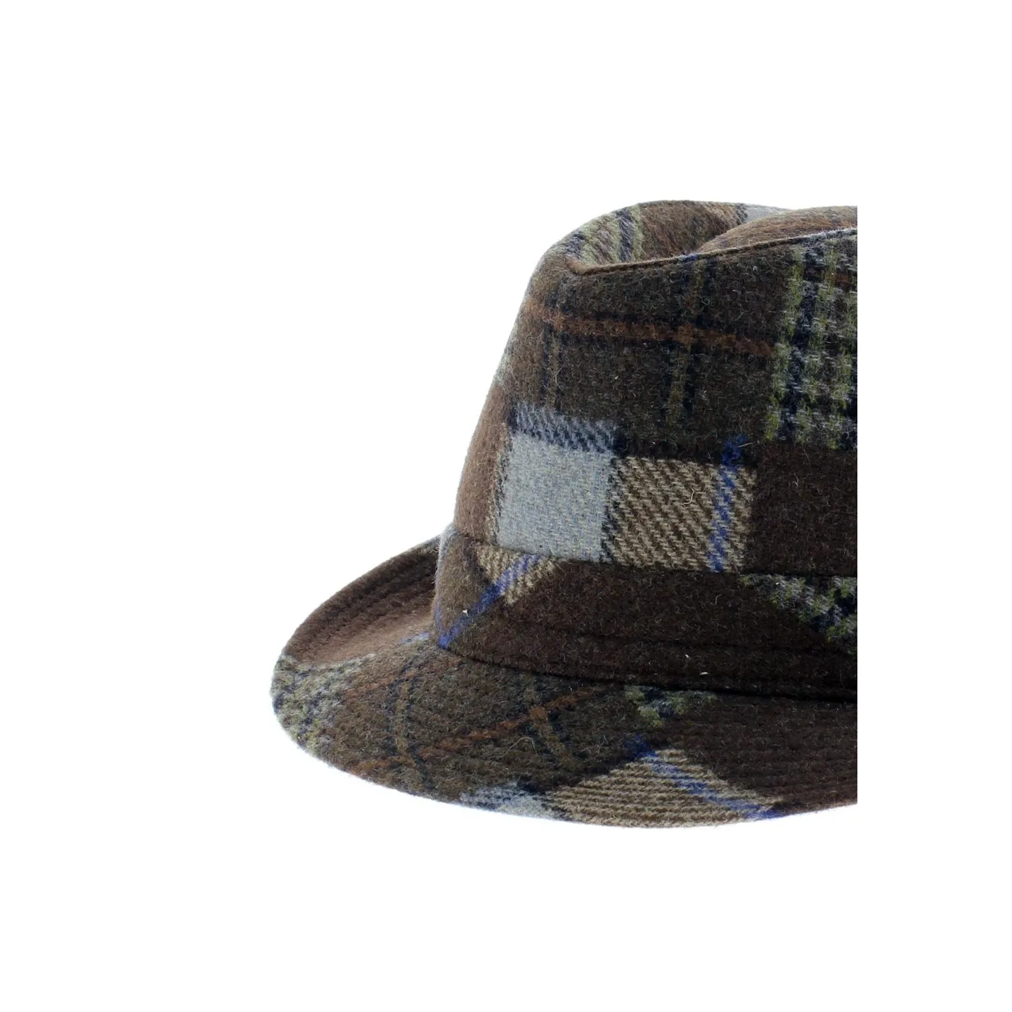 chapeau femme trilby patchwork