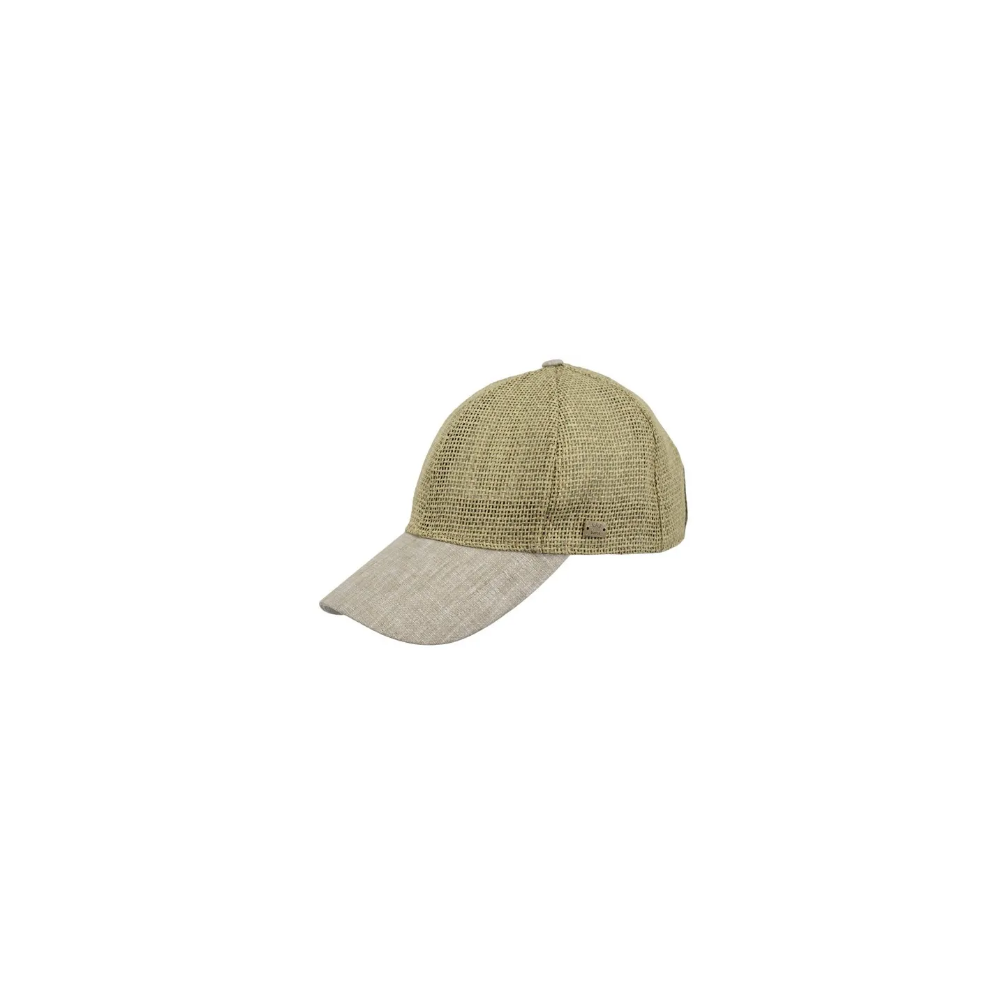 Straw Baseball Cap with Cotton Visor - Traclet Reference: 18123 | Traclet Hat Shop