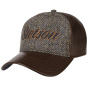 Stetson St James's Leather Trucker Cap - Brown