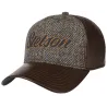 Stetson St James's Leather Trucker Cap - Brown, reference 20771chapellerie traclet