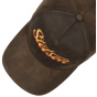 Stetson St James's Leather Trucker Cap - Brown