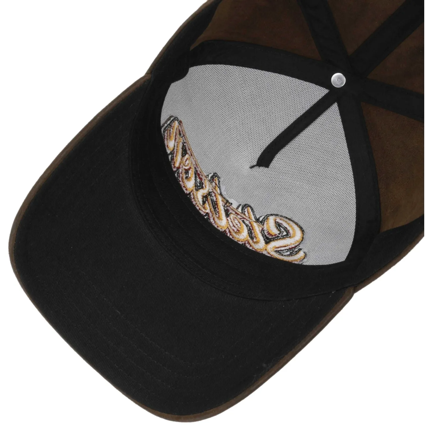 Stetson St James's Leather Trucker Cap - Brown, reference 20771chapellerie traclet