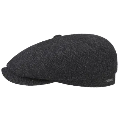 Hatteras Woolrich Anthracite Cap - Stetson Reference: 20772| Traclet Hat Shop