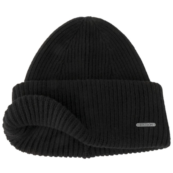 Percy Wool Beanie Black - Stetson