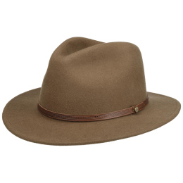 Bankside Beige Woolfelt Traveller Hat - Stetson