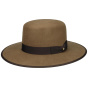 Open Crown Woolfelt Hat Beige - Stetson