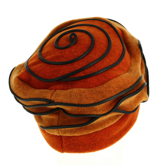 Women's Fleece Beret Lila Orange - Traclet