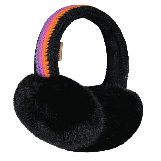 Cache-Oreilles Pliable Bande En Crochet Noir - Barts Cache-Oreilles Pliable Bande En Crochet Noir - Barts