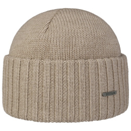 Northport Wool Beanie Beige - Stetson