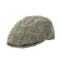 Brighton Harris Tweed Flat Cap Brown - Traclet