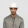 chapeau trilby melodrama blanc - achat chapeau trilby Reference : 3201 | Chapellerie Traclet