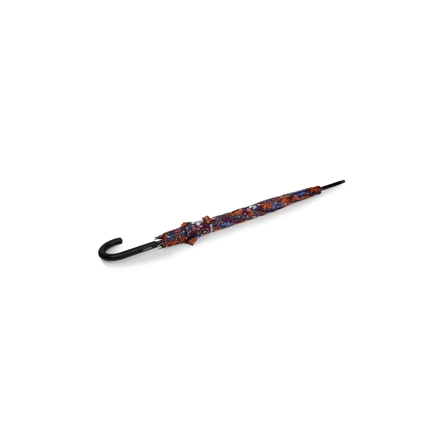 Parapluie Canne Fleurs Seventies Ouverture Automatique - Isotoner réf 20842 chapellerie traclet