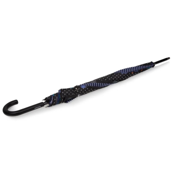 Parapluie Canne Patchwork Plume Ouverture Automatique - Isotoner