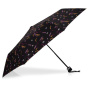3-Section Wheat Pattern Manual Opening Umbrella - Isotoner