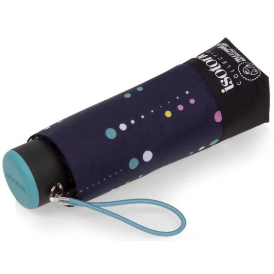 Parapluie Mini Ultra Slim Pois Météorite - Isotoner