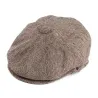 Brown Herringbone Newsboy Cap JAXON & JAMES - ref 20846
