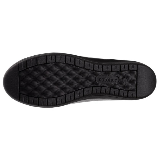 Ballerines Slippers Chat Semelle EVERYWEAR™ Gris Chiné - Isotoner