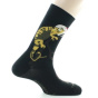 Chameleon Cotton Black Socks Made in France - Dagobert