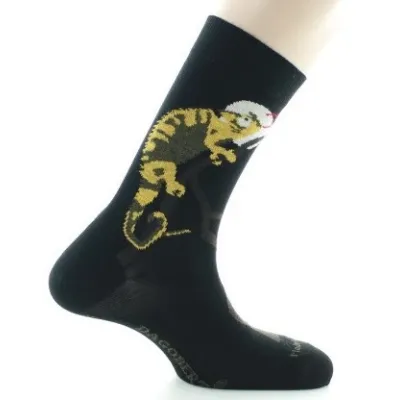 Chaussettes Caméléon Coton Noir Made in France - Dagobert