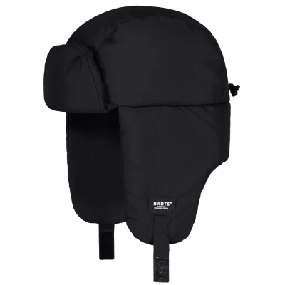 Charlos Bomber Black Ushanka Hat - Barts  Reference: 20880 | Traclet Hat Shop