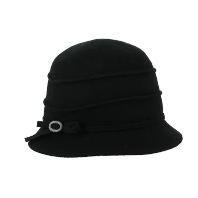 Lidy Wool Felt Cloche Hat - Traclet - Ref 20882
