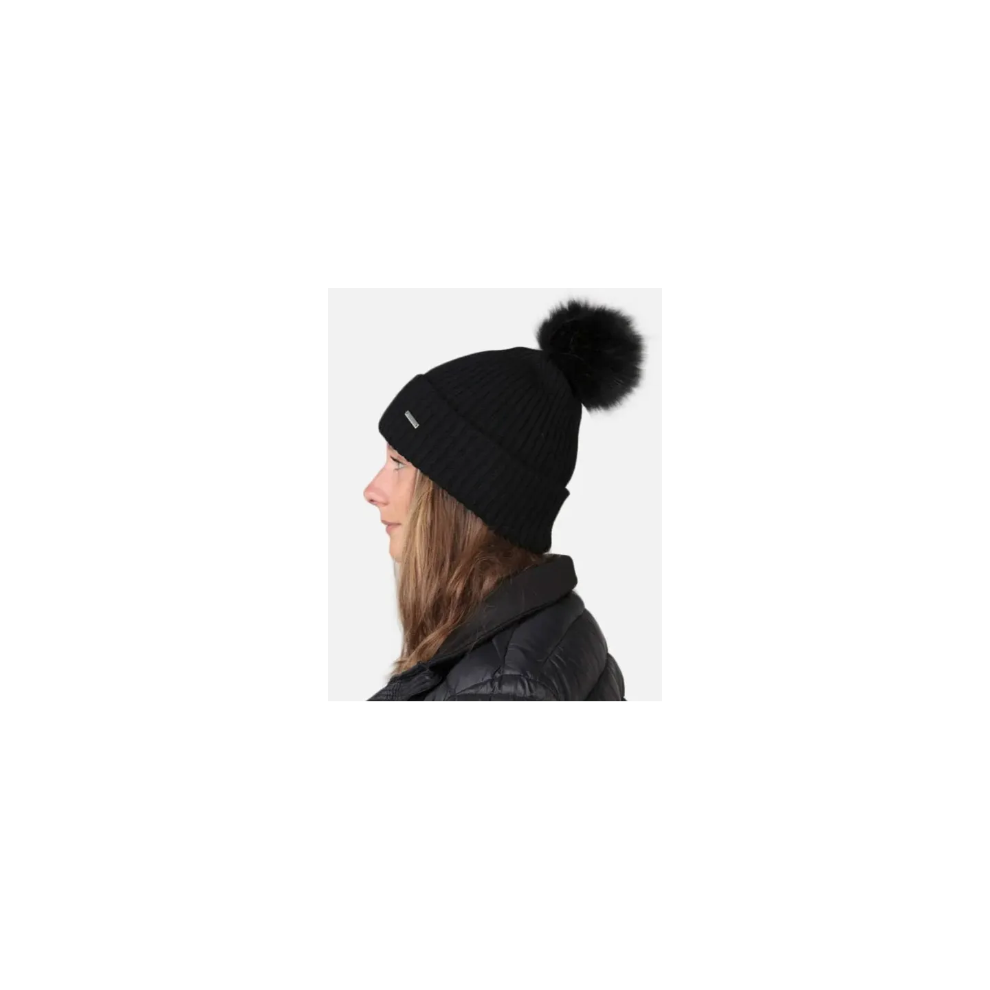 Bonnet À pompon Kenzie Noir - Barts