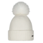 Kenzie Cream Pompom Beanie - Barts