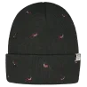 Bonnet Court Vinson Broderie Renard kaki - Barts