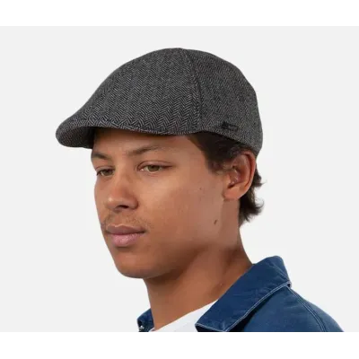 Duck Bill Cap - Gatsby Stripes Reference: 726 | Traclet Hat Shop