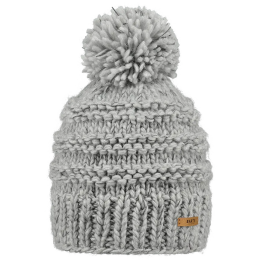Jasmin Pom Pom Beanie in Gray - Barts