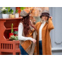 Two-Tone Lady Bec Wool Beret - Traclet