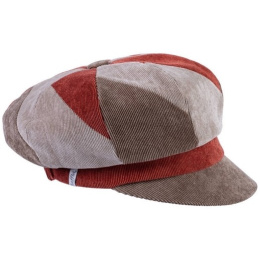 Meli Patchwork Newsboy Cap - Traclet