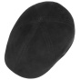 Allen Black Leather Duck Bill Cap - Stetson