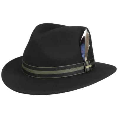 Chapeau Hastings Traveller Feutre Noir - Stetson