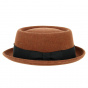 Darron Caramel Wool Porkpie Hat - Bailey
