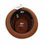 Darron Caramel Wool Porkpie Hat - Bailey
