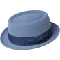 Blue Wool Porkpie Hat Darron - Bailey
