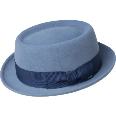 Blue Caramel Porkpie Hat Darron - Bailey Reference: 20953| Traclet Hat Shop
