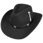 Western Hat Escomb Woolfelt Black - Stetson