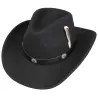 Western Hat Escomb Woolfelt Black - Stetson  Reference: 20966| Traclet Hatmakers