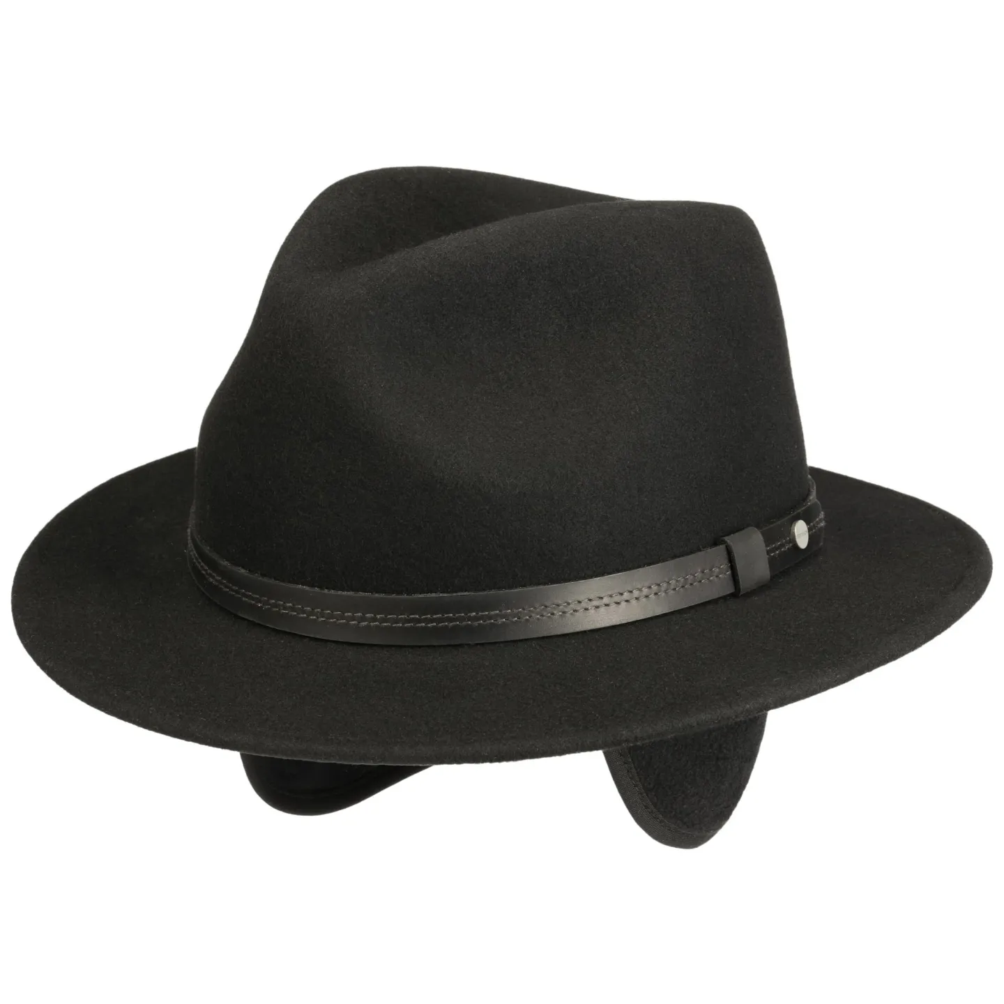 Stetson Shildon Traveller Woolfelt Hat in Black  Reference: 20967| Traclet Hat Shop