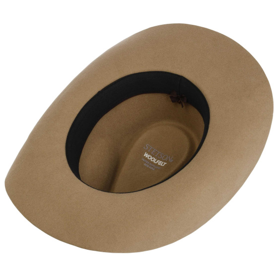Western Kennecott Woolfelt Beige Hat - Stetson