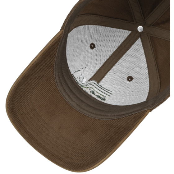 Casquette Baseball Woods Coton Marron - Stetson