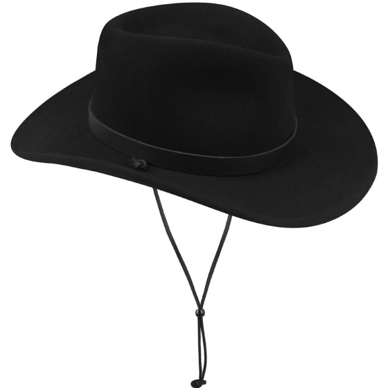 Black Felt Morgan Western Hat - Bailey