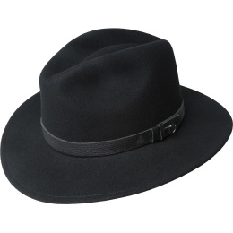 Bailey - Black Felt Traveller Redline Hat