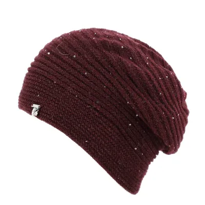 Women's Burgundy Dulcos Cicci Beanie - Vizio - ref 20976